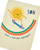 Sun Skateboarding Design Son Birthday Card