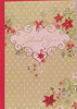 Flowers Design Thank You Christmas Card