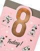 Disney Minnie Mouse Age 8 Birthday Card