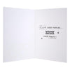 Sparkle Silver Foil Finish New Year Card