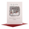 Special Son Christmas Card 'Merriment'