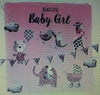 Luxury Congratulations on Your New Baby Girl Card