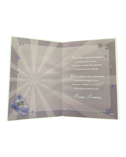 Grandad Sentimental Verse Happy Birthday Card 