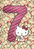 7th Birthday Hello Kitty Greetings Card