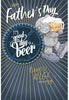 Bear Holding Beer Good Day Design Father's Day Card