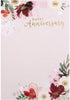 Anniversary Card Classic Floral Design