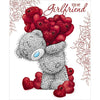 For my Girlfriend Me To You Handmade Heart Bouquet Luxury Valentine's Day Card