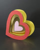 Heart Shaped Sweet Pop Up 3D Blank Birthday or Anniversary Card