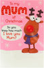 Mum I Love You This Much Pop Up Funny Christmas Card