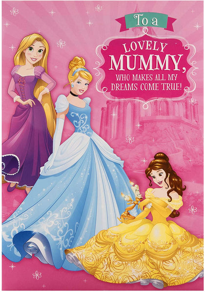 Disney Princess Mummy Birthday Card 'Magical' 