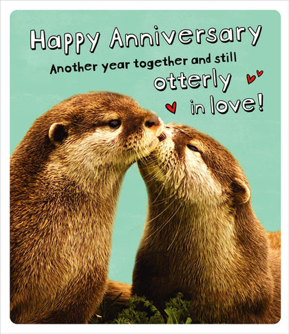 Otterly In Love Anniversary Card