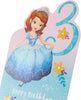 Disney Princess Sofia Girl 3rd Birthday Card