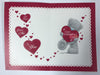 Love You So Much Tatty Bear Holding Heart Valentine's Day Card