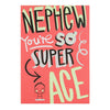 Super Ace Nephew Birthday Card