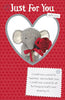 Just For You Cute Elliot And Buttons Valentine's Day Card