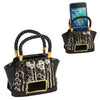 Black And Gold Sophia Handbag Shape Speakers Sound Enhancers