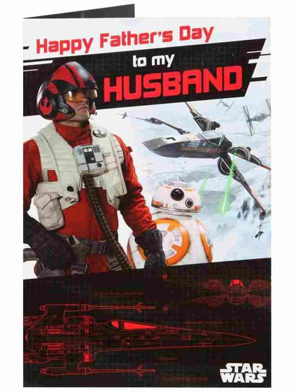 Disney Star War's Husband Pop Up Father's Day Card