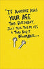 Cheeky Advice Humour Birthday Card