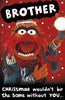 Muppet's Animal Brother Christmas Card