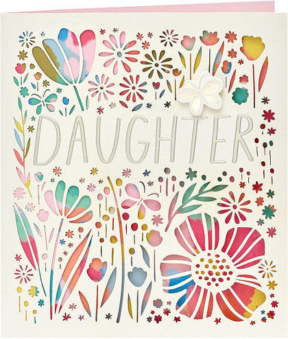 Floral Daughter Birthday Card