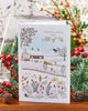 Christmas Wishes From All of Us Beautiful Winter Scene Design Christmas Card