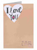 I Love You  you've changed my world lovely sentiment Blank Card