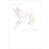 Pretty In Perfect Cute Girls New Baby Card