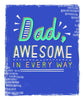 Dad Awesome Birthday Card