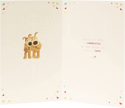 Boofle Wedding Day Anniversary Card for Parents