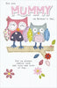 For You Mummy Cute Owls Mother's Day Card