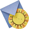 Yellow Sun 3D Pop Up Birthday Blank Card