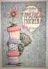 Amazing Mother Me to You Bear With Flower Pot Design Mother's Day Card