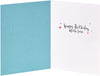 Silver Foil Lettering Husband Birthday Card