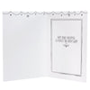 Christmas Wish for Dad from Both Cute Card Silver Foil