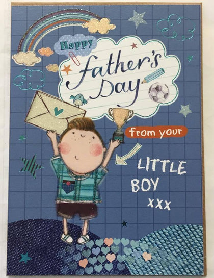 Happy Father's Day Card From Your Little Boy