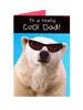 Cool Polar Bear Fathers Day Card For Dad