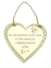 Sentiments Hanging Heart Plaque Grandmas Kitchen