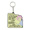 I Try To Avoid Things Aunty Acid 3D Rubber Keyring