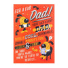 Dad Father's Day 3D Foil Humour Card 'Clever and Funny'