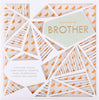 Geometric Laser-cut Design Brother Birthday Card