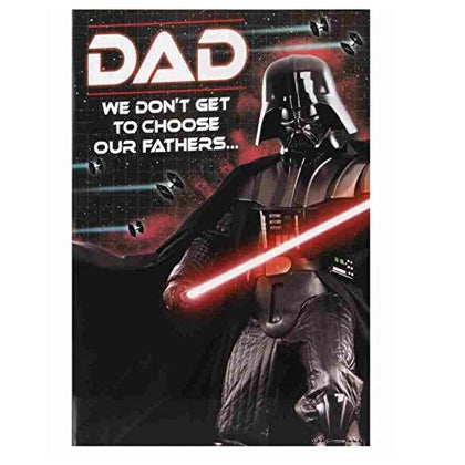 DAD Star Wars We Didn't Get To Choose Our Fathers Day Cards