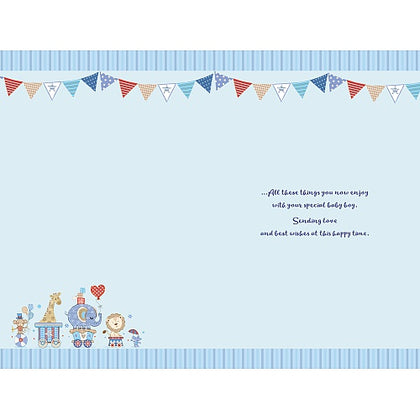 Birth of Boy Congratulation New Born Baby Card