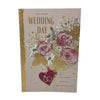 Two Happy People Handpicked Wedding Day Card