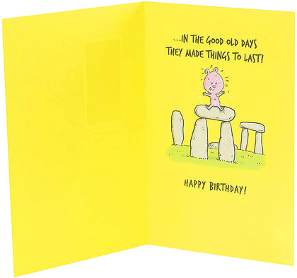 70th Today Funny Design Birthday Card