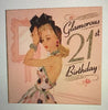 Glamorous 21st Birthday, Birthday Card