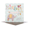 Baby Boy Congratulations Greeting Card