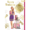 Celebrate in Style Open Female Celebrity Style Birthday Card