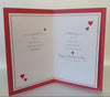 Partner Celebrating Champagne Glass Design Valentine's Day Card