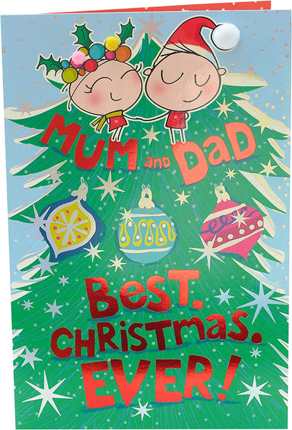 Wig Wam Mum and Dad Christmas Card