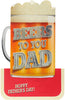 Beer Pop-Up Father's Day Card With Silver Finish